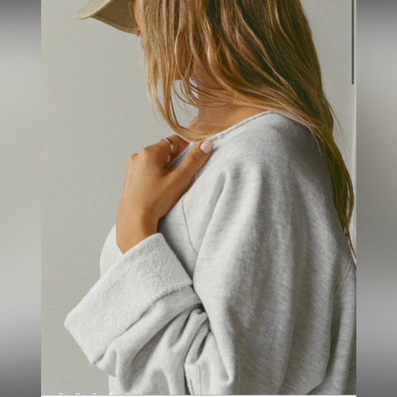 Joah Brown Pearl Gray Cozy Slouchy Pullover Sweater - Picture 3 of 6